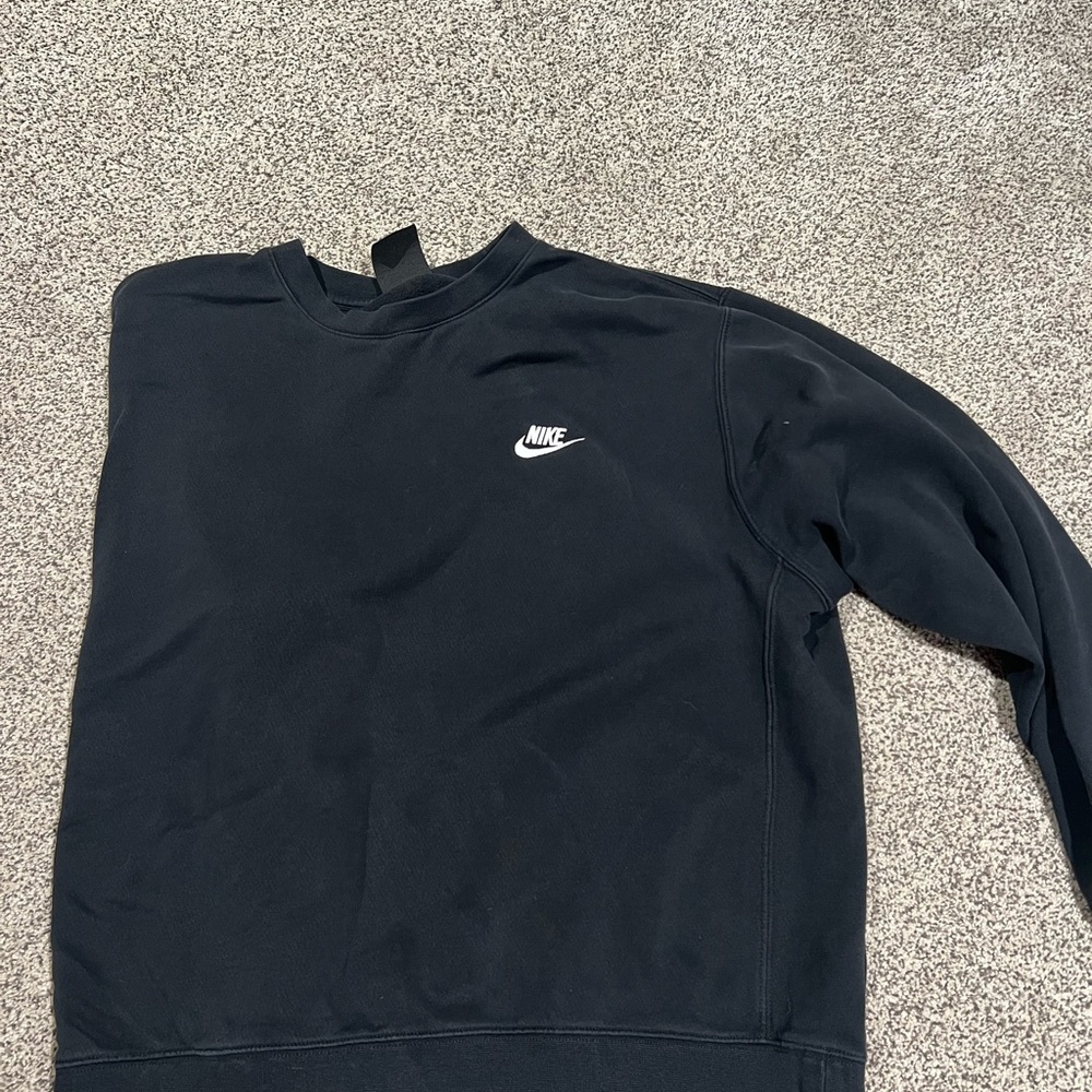 Nike Men's Crewneck Black Sweater